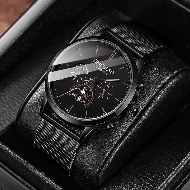 All-matching Simple And High-end Elegant Cool Ultra-thin Calendar Quartz Watch