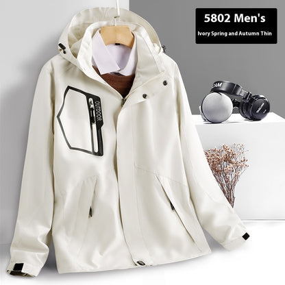 Shell Jacket Thin Windproof Waterproof Outdoor